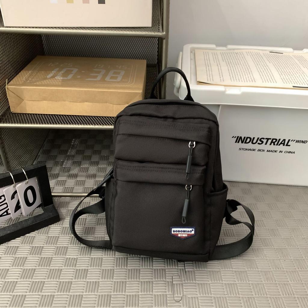 School Bag Mini Backpack Versatile Fashion Outdoor Sports Cycling Backpack Picnic Lightweight Mountaineering Bag Casual Simple Shoulder