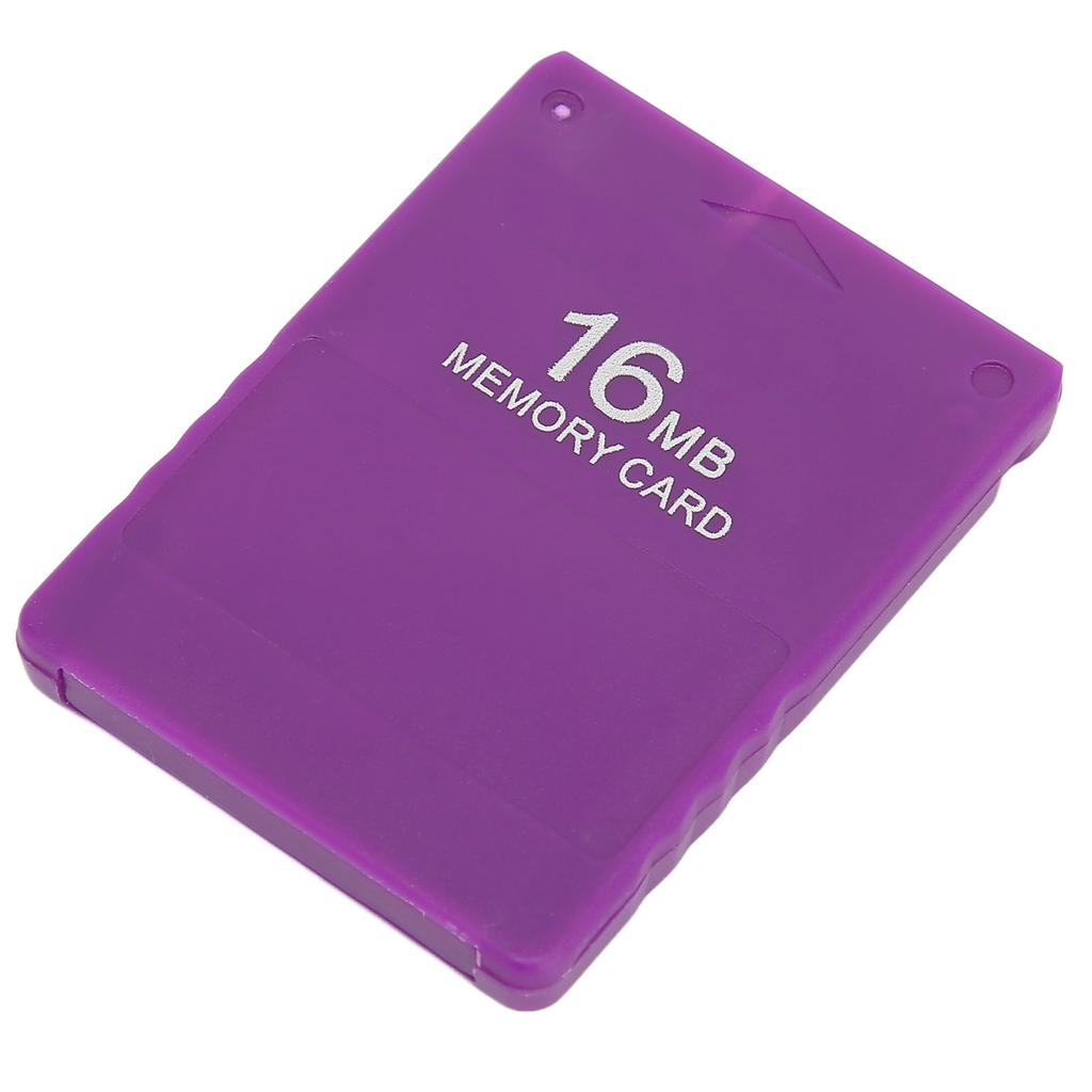 High Speed Game Memory Card Professional 16MB Memory Save Card Compatible for Playstation 2Purple