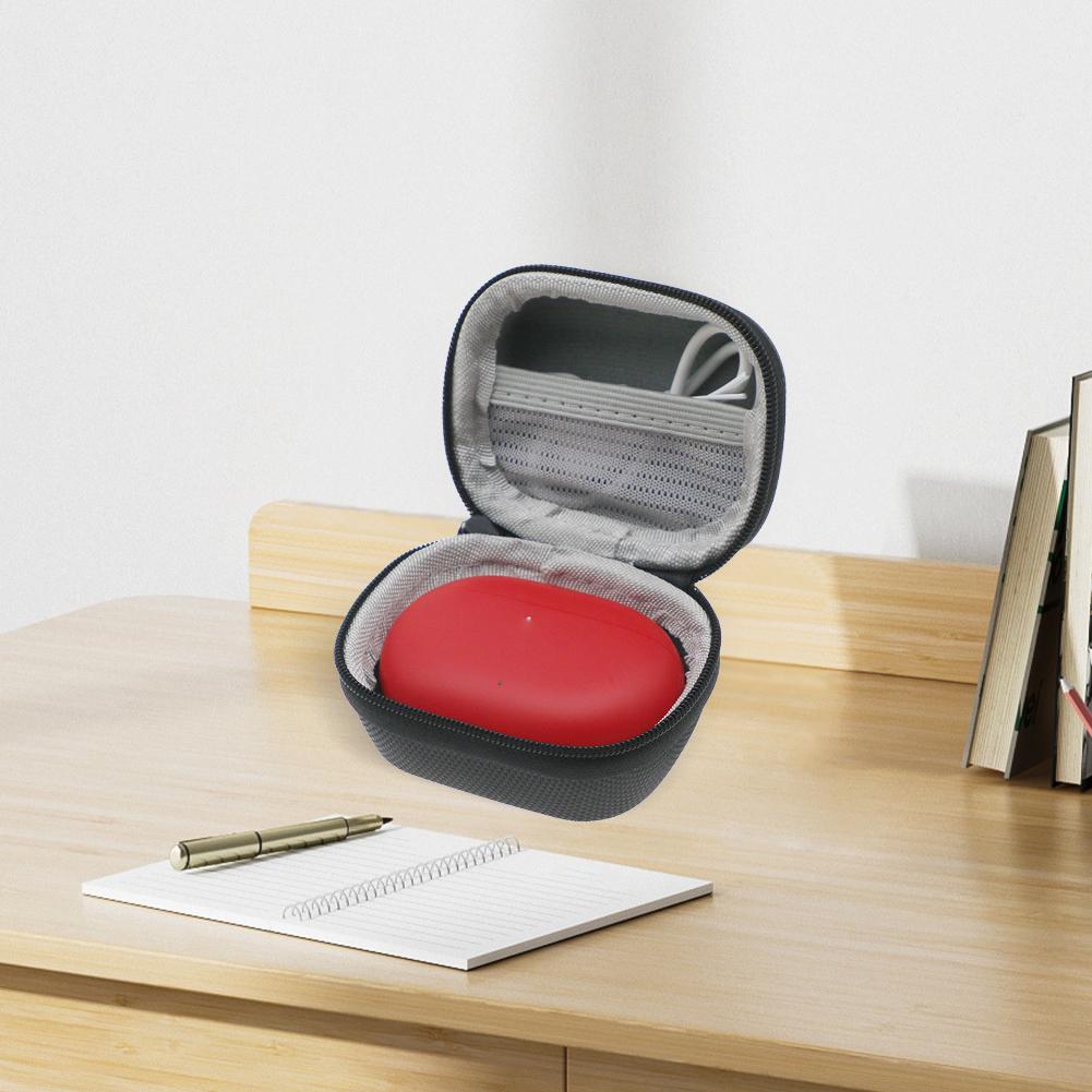 EVA Earphone Travel Carrying Case with Carabiner Earbud Case Holder Small Zipper Pouch for Beats Studio Buds/Beats Studio Buds+