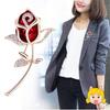 Korean Style Pearl Brooch: Versatile Floral Diamond Pin for Women's Coats