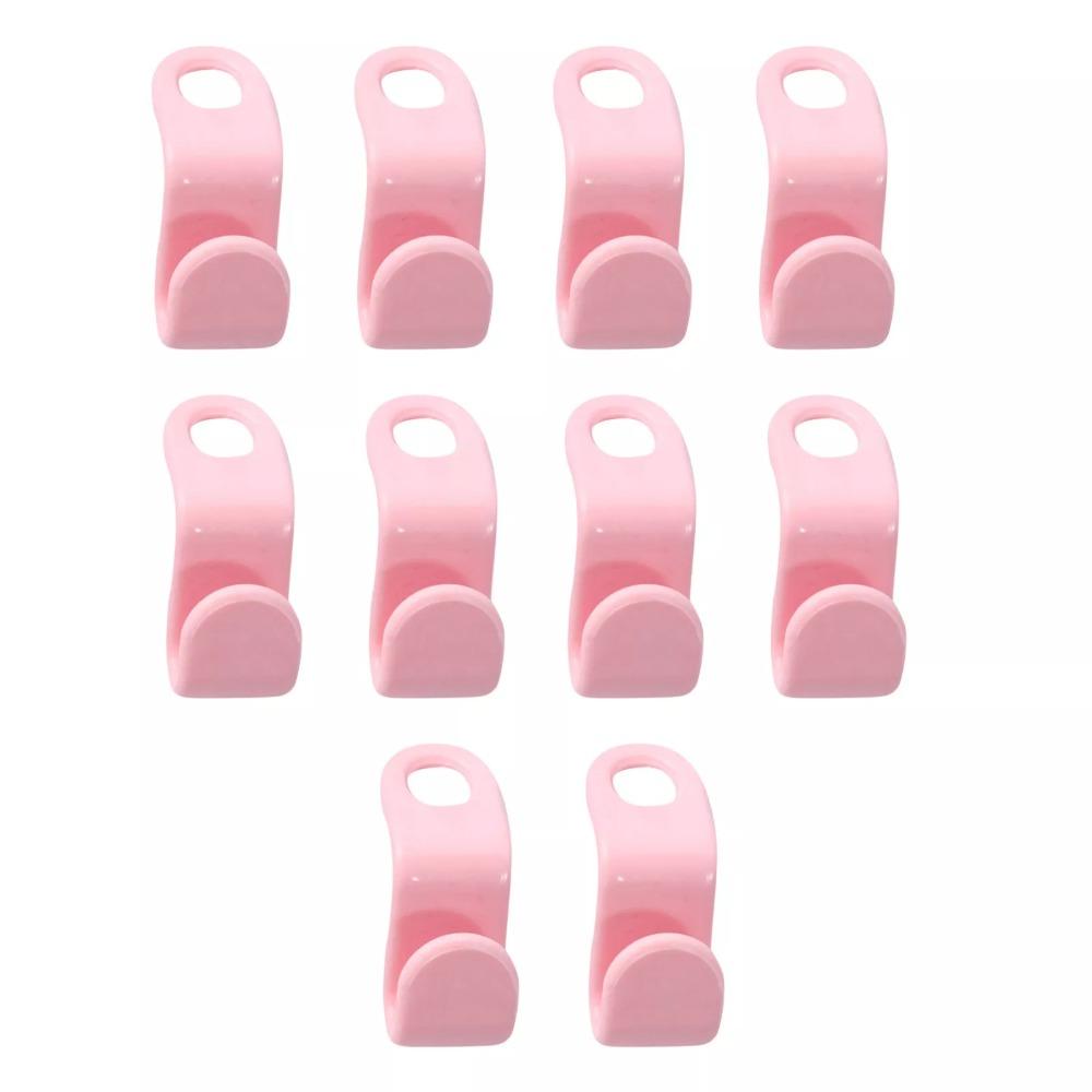 10/30/60Pcs Multi-function Connector Cascading Hook Saving-Space Wardrobe Organizing Hooks