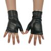 Lightweight Fingerless Gloves Punk Edge Decor Breathable Fabric For Extended Outdoor Use