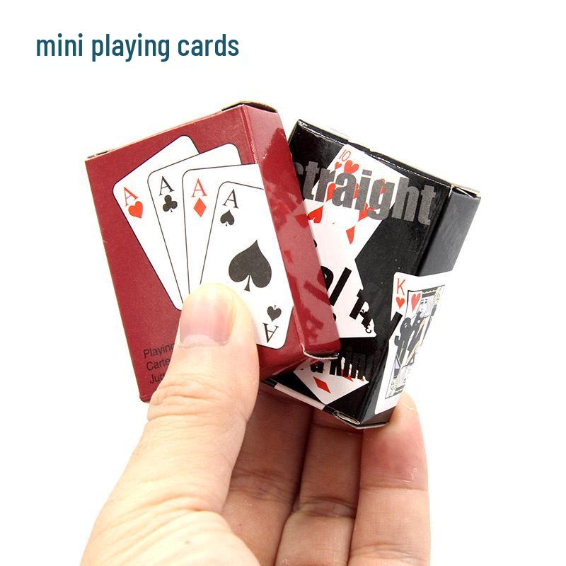 Mini Poker Cards: Fun Cute Travel Set for Kids' Number Recognition and Math Skills
