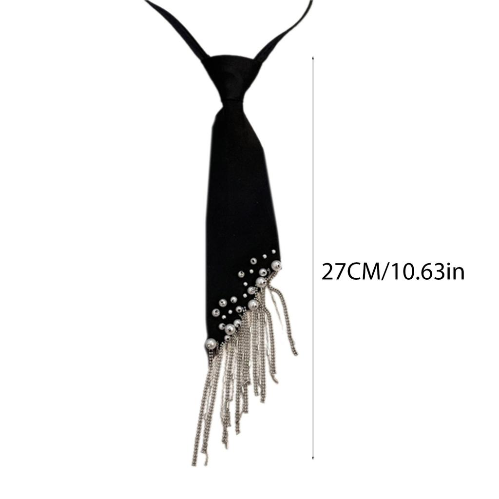 Stylish School Girl Necktie Kids Tassels Pre-tied Tie Uniform Accessories Fashionable Girls' Necktie Preepy Look