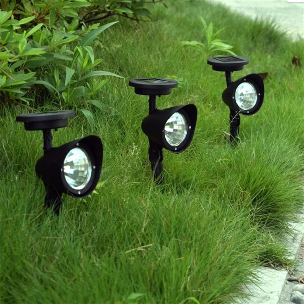 Outdoor Led Solar Spotlight Garden Lights Landscape Decoration IP65 Waterproof for Lawn Courtyard Pathway Tree Separately Lamp