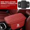 Leather Car Armrest Center Console Pad Auto Seat Arm Rest Mat For M 1 3 4 5 6 7 Series M3 M6 F01 F02E34 E36 E70 F10 X6 X1