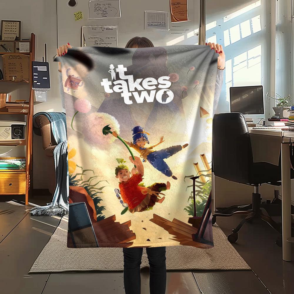 

Popular Game Print FlAannel Blanket, High quality Comfortable for All Seasons, Home Decor, Warmth and Comfort 80cm x 120cm