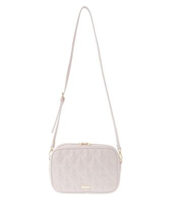Maison de Fleur Gesteppte Quadratische Pochette mit Band, Hellrosa, F Umhängetasche, 08000792700