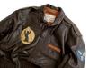 Leather Jacket WORK OF ART BIG BEAUTIFUL DOLL 6191051 55 BROWN Japan M to Japanese size [AVIREX] A-2 Men's (equivalent M)