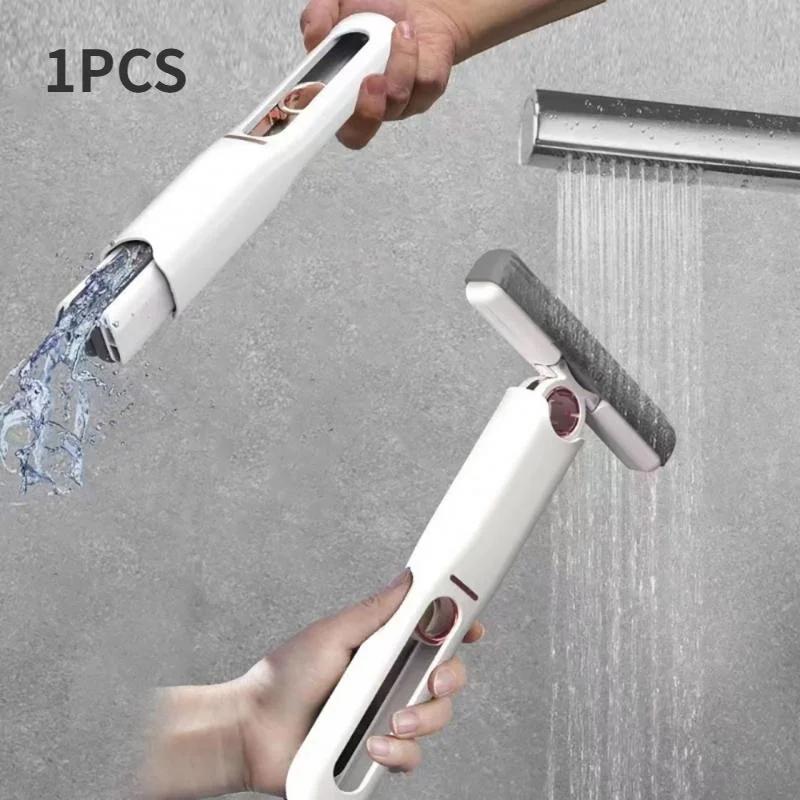 Mini Mop Mop Ușor din Cauciuc Bumbac Mop de Uz Casnic Bucătărie Mop cu Burete Portabil Mâini Libere Spălare Auto Unelte Mici