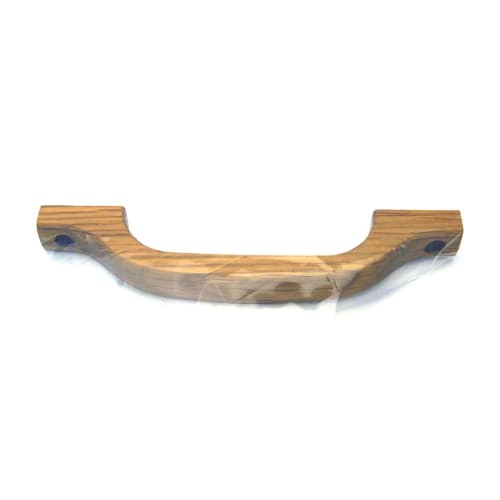 Waki Sangyo Clear Wooden Handle for Drawers, Doors, and Furniture, 120mm Long, TW-388