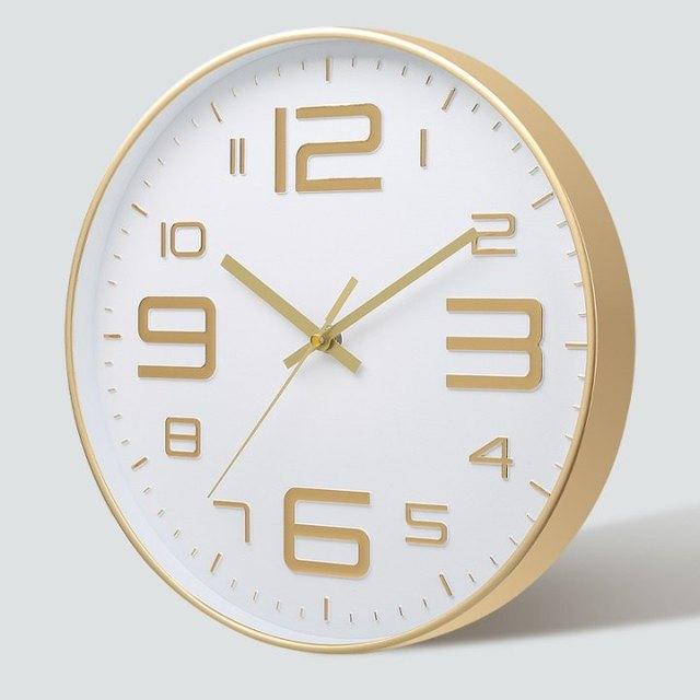 Minimalistische dreidimensionale digitale Wanduhr, stanzfrei, geräuschlos, tickt nicht, für Küche, Schlafzimmer, Arbeitszimmer