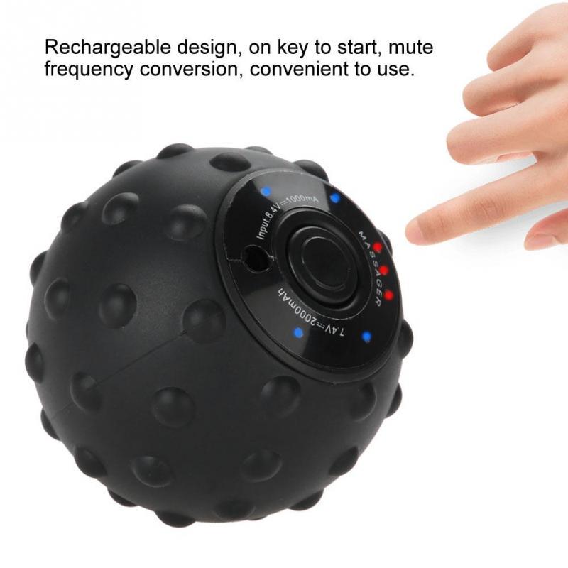 4 Speed High Vibrating Mini Electric Massage Ball For Fitness & Muscle