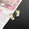 Korean Style Retro Pearl Ear Clip for Women - Mosquito Coil Holder, No Piercing, High-End, Fashionable and Versatile Luxury Earrings
