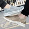 New large size summer mesh breathable hollow mesh shoes couple running light casual sports soft-soled shoes