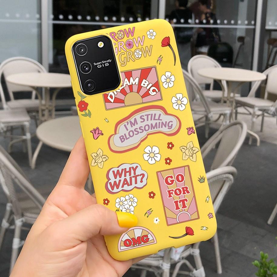 

For Samsung Galaxy S10 Lite 2020 Case Colorful Flower Silicon Soft Back Cover For Samsung S10 Lite 2020 S5 S10lite SM-G770F Etui Samsung S10 Lite