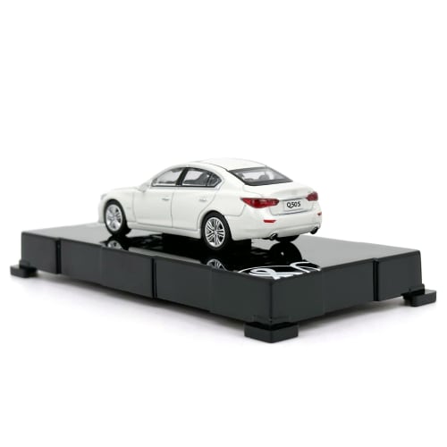 Paudi Model 1/64 Infiniti Q50S Miniature Car Collection, White, Finished Product