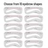 Top-Selling Eyebrow Shaping Tool: 10-Shape Set for Effortless Drawing, Minimum Order: 12 Sets