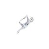 Fashion and Creative Cute Cat Earrings Without Earrings, Earbone Clips for Women