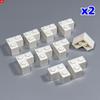 Non-Toxic 20Pcs Moc Bricks 2357 2X2 Corner High Base Assembled Building Block Accessories Accessories Kids Toys Gifts