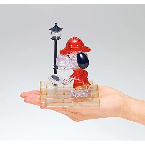 34 Piece Crystal Puzzle Detective Snoopy