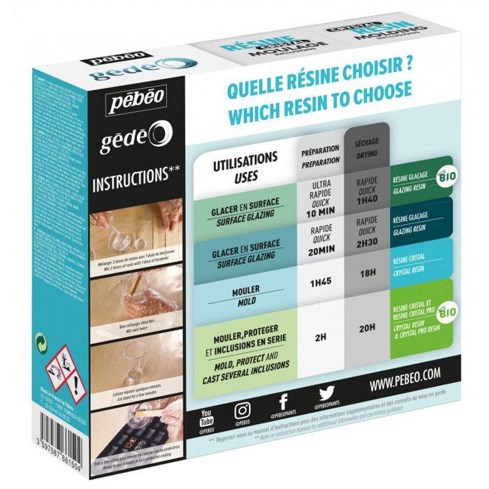 Crystal Resin - Pebeo - 150 Ml - for Casting and Inclusions - Glass Paste Effect