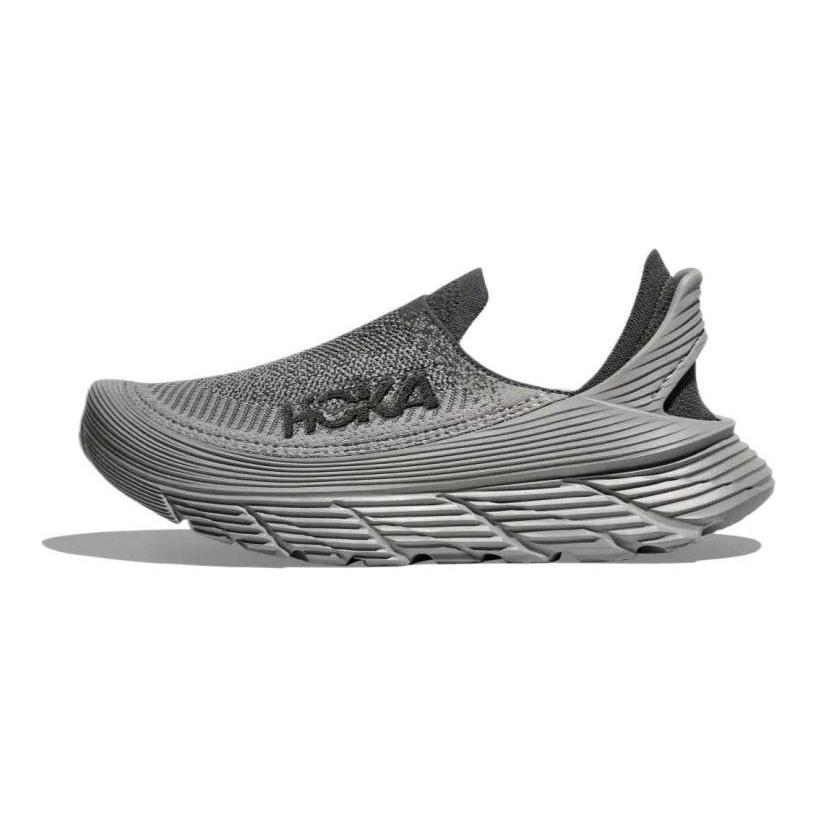 HOKA One One Restore TC Low-Top Casual Shoes Unisex Gray Sneakers 1134532-STLLT