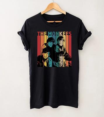 The Monkees Retro Vintage Collection Black  T-Shirt Unisex T-Shirt