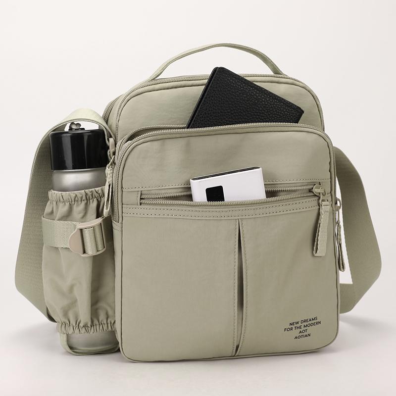 Men's Multi-compartment Multi-functional One-shoulder Crossbody Tote