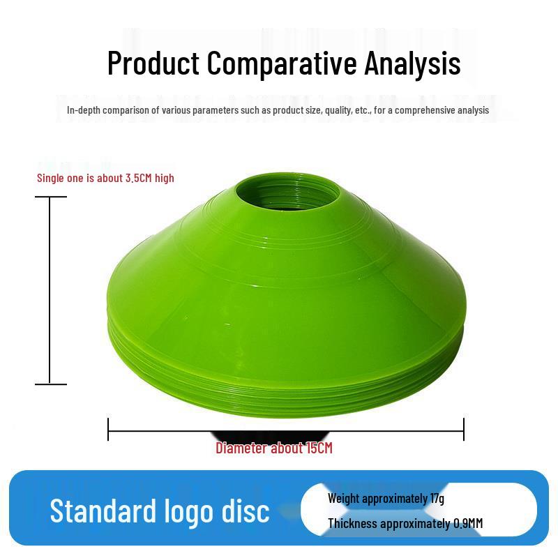 Zestaw dysków z numerowanym logo: Blokada drogowa Butterfly Pier do treningu piłkarskiego