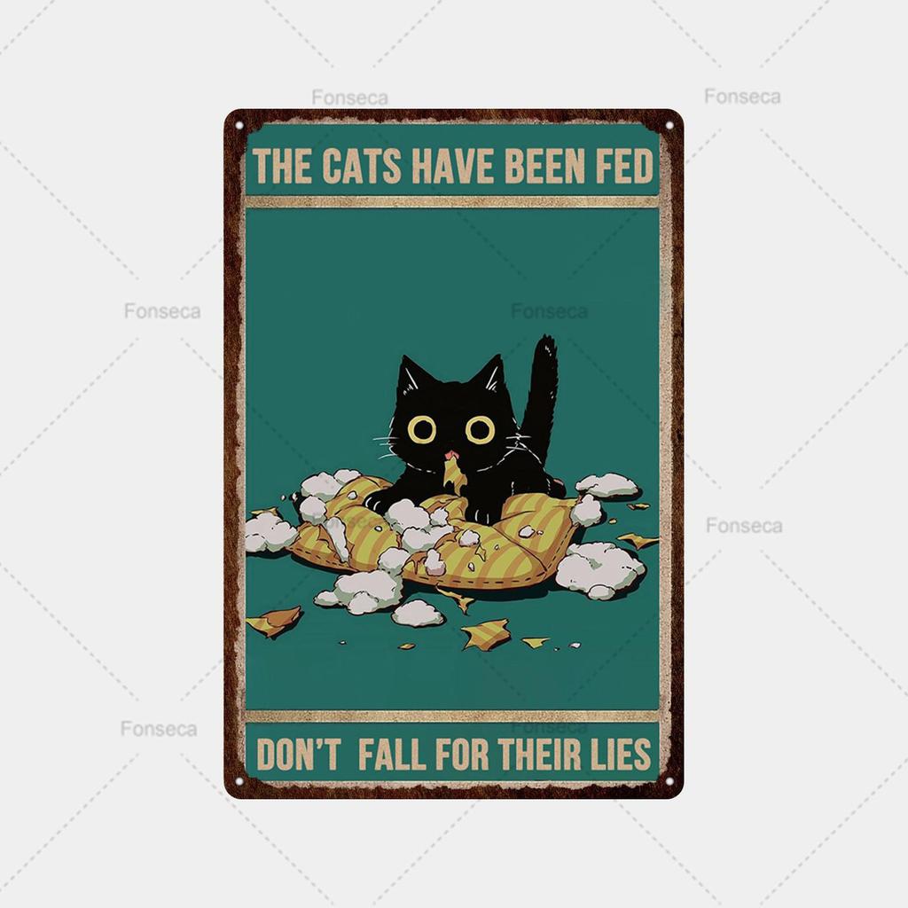 Inspirational Sign Small Animal Metal Sign Vintage Tin Sign Metal Vintage Bar Vintage Wall Decor Bar Club Metal Poster