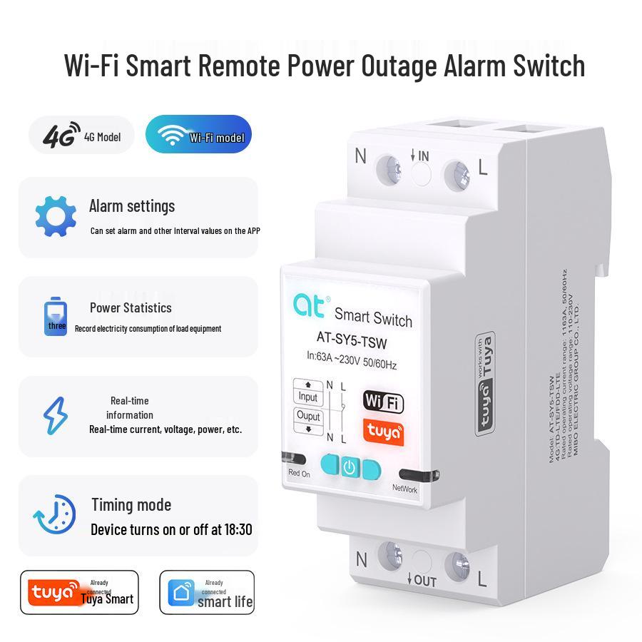 Graffiti Smart WiFi Remote Control Switch for Wireless Water Pump & 4G Advertising Light