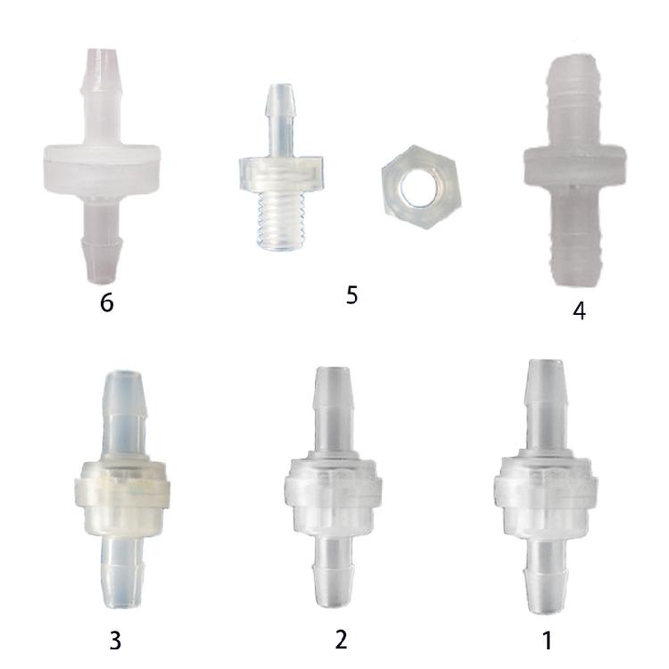 5/6/7/8mm/5-M10 Plastic One Way Inline Check Val Ve Gas Air Liquid Water Petrol
