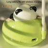 Panda Nachtlicht LED Schreibtisch Nachttisch Leselampe mit Schublade Dimmbar Wiederaufladbar Panda Tischlampe für Kinderzimmer Schlafzimmer