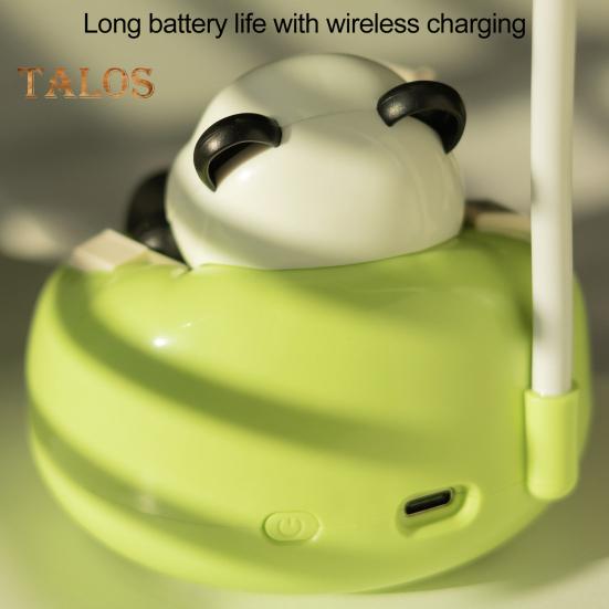 Panda Nachtlicht LED Schreibtisch Nachttisch Leselampe mit Schublade Dimmbar Wiederaufladbar Panda Tischlampe für Kinderzimmer Schlafzimmer