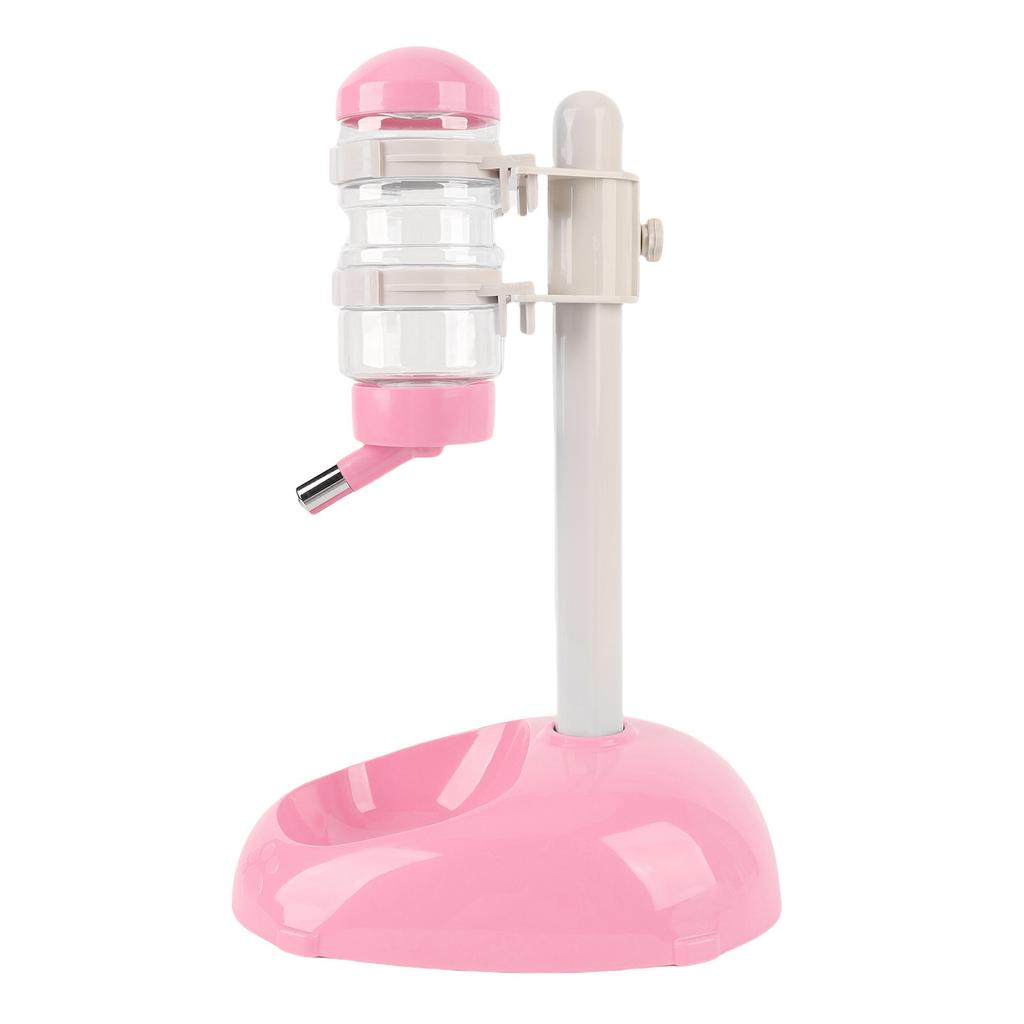 Pet Standing Water Dispenser Feeder Height Adjustable 500ml Capacity Standing Automatic Water