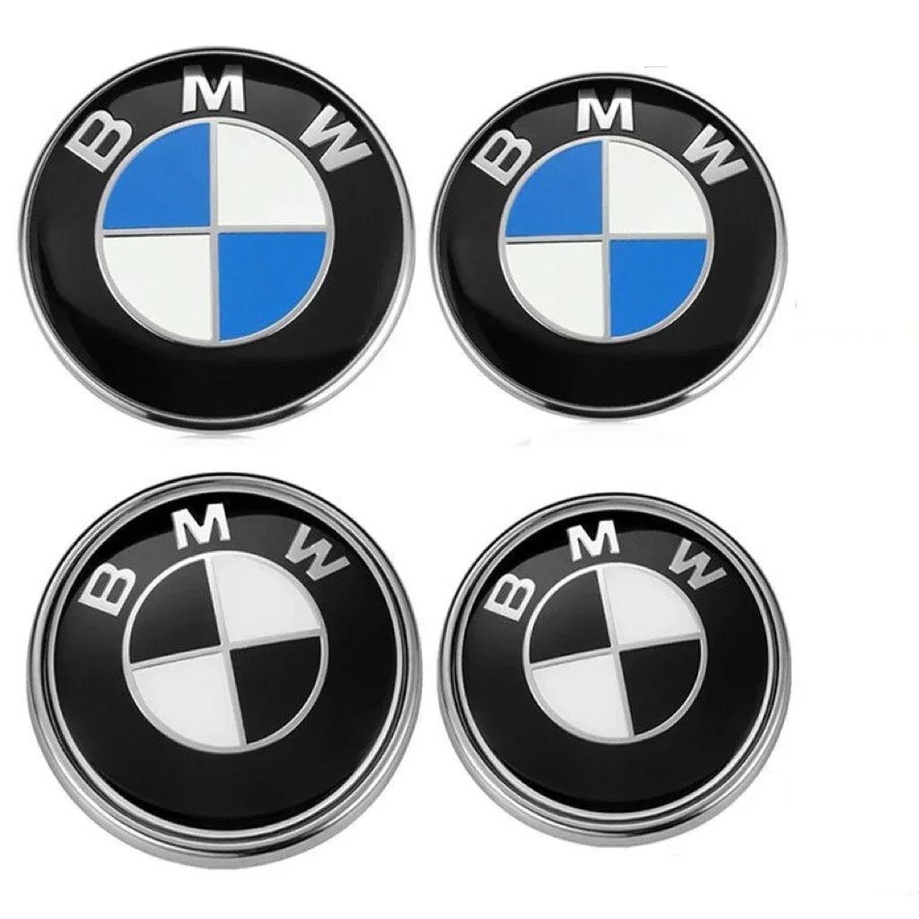 1pcs 74mm 82mm Black White Car Emblem Front Hood Rear Trunk Badge for BMW E46 E39 E38 E90 E60 E92 E93 X1 X3 X2 X5 djbf00