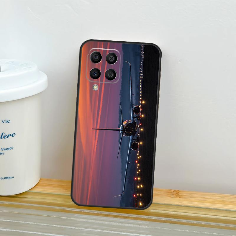 Airplane Plane Aircraft Case For Samsung Galaxy M52 M32 M12 M16 M14 M54 M13 M33 M53 M56 M36 M31 M11 M35 M55 M15 M06