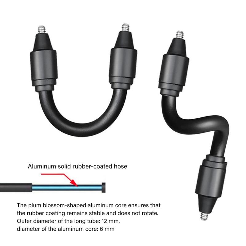 Adjustable Professional Photography Extension Arm 1/4inch Threaded End Aluminum Camera Connector Equipment Accessories