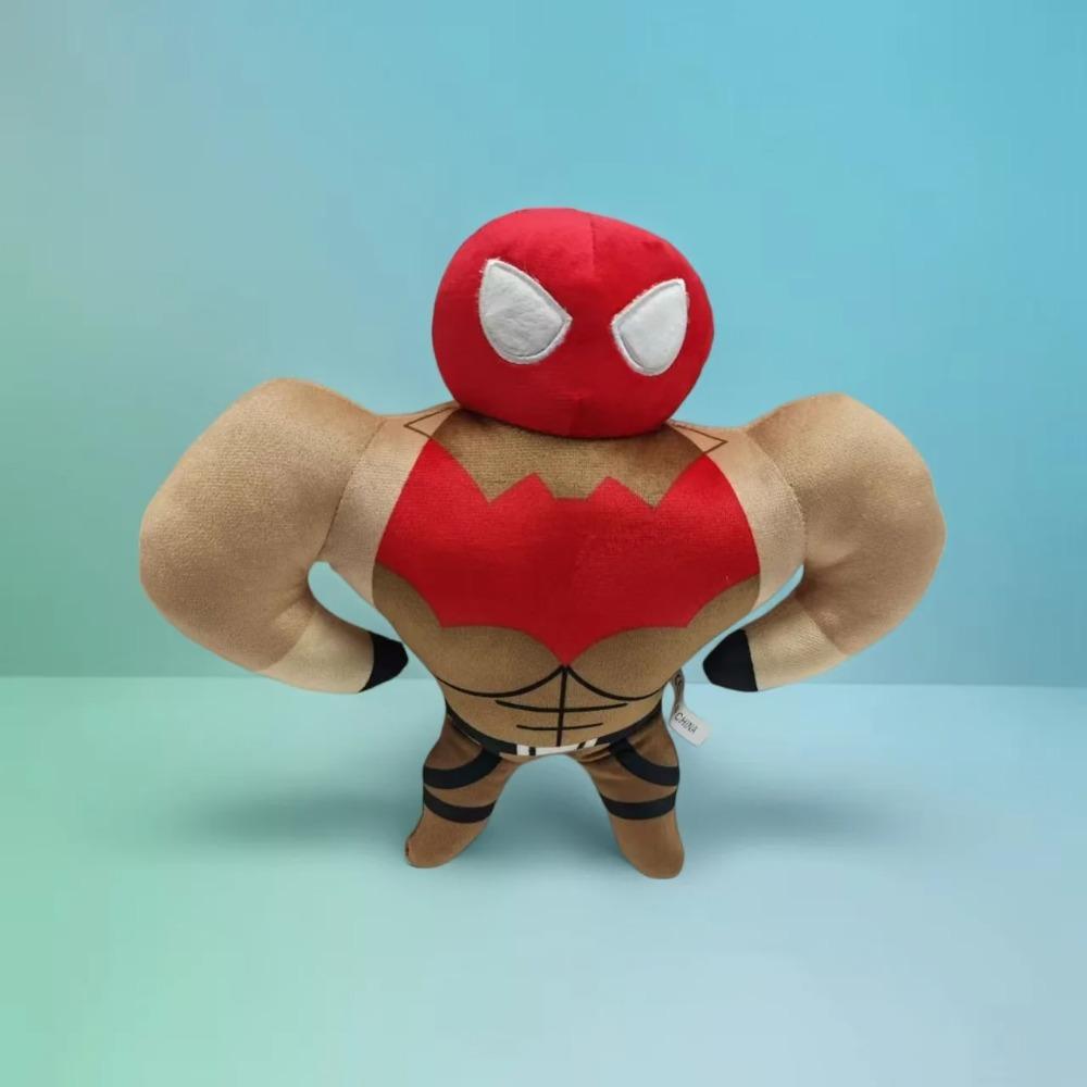 Fat Jason Muscle Superman Muscle Batman Plush Doll Cute Anime Peripherals Toy Christmas Gift Cute Anime Figures Decoration