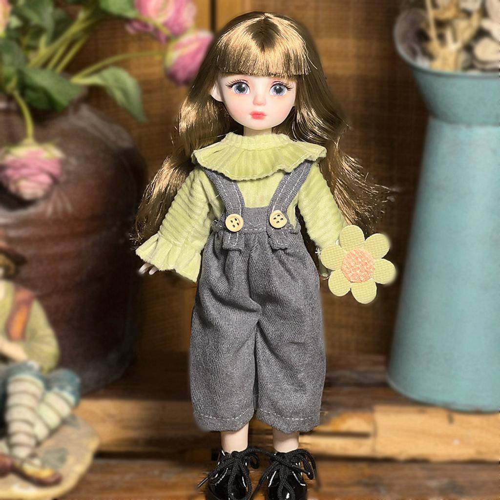 Loli Doll Dress-up Complete Set Of  Doll With 20 Joints And Hand-painted Lip Makeup