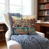 Dutchstreet Art Cushion Cover Anti-Dust Mite Short Plush Pillowcase - Invisible Zipper Silky Soft Sofa Cushion Cover
