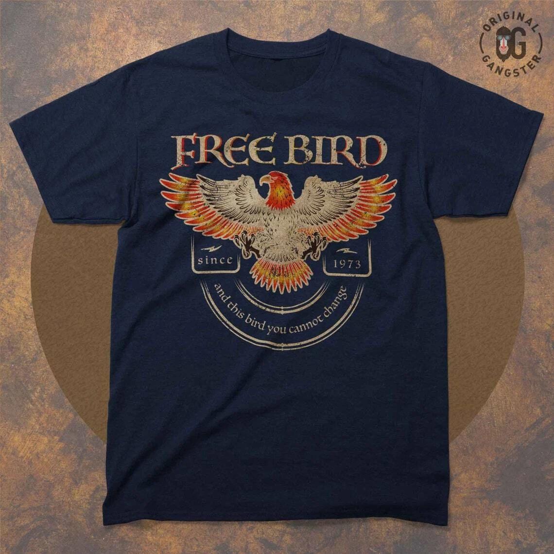 Lynyrd Skynyrd Shirt Unisex, Free Bird T-Shirt, Lynyrd Skynyrd T-Shirt L