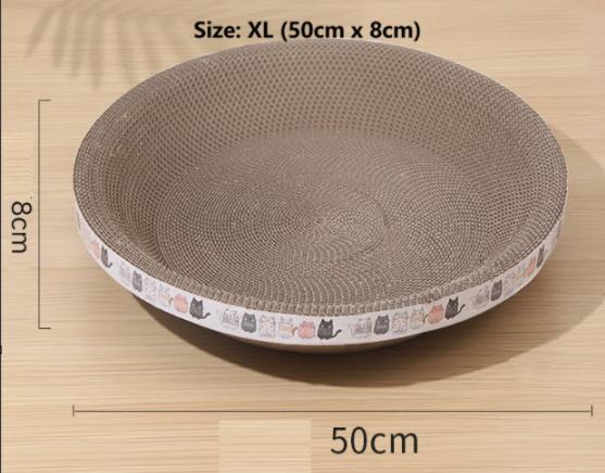 Corrugated Paper Cat Bed Scratcher Pet Scratching Board for Cat Scratching Pad Sleeping Bed