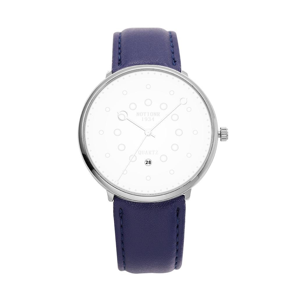 Concept Stainless Steel Mesh Strap Watch Men'S Personality Creative Waterproof Calendar Luminous Quartz Watch