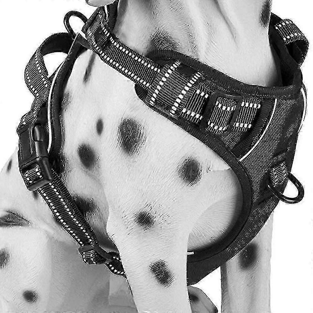 No-Pull Padded Adjustable Dog Harness for Large Breeds,Training and Outdoor Walking