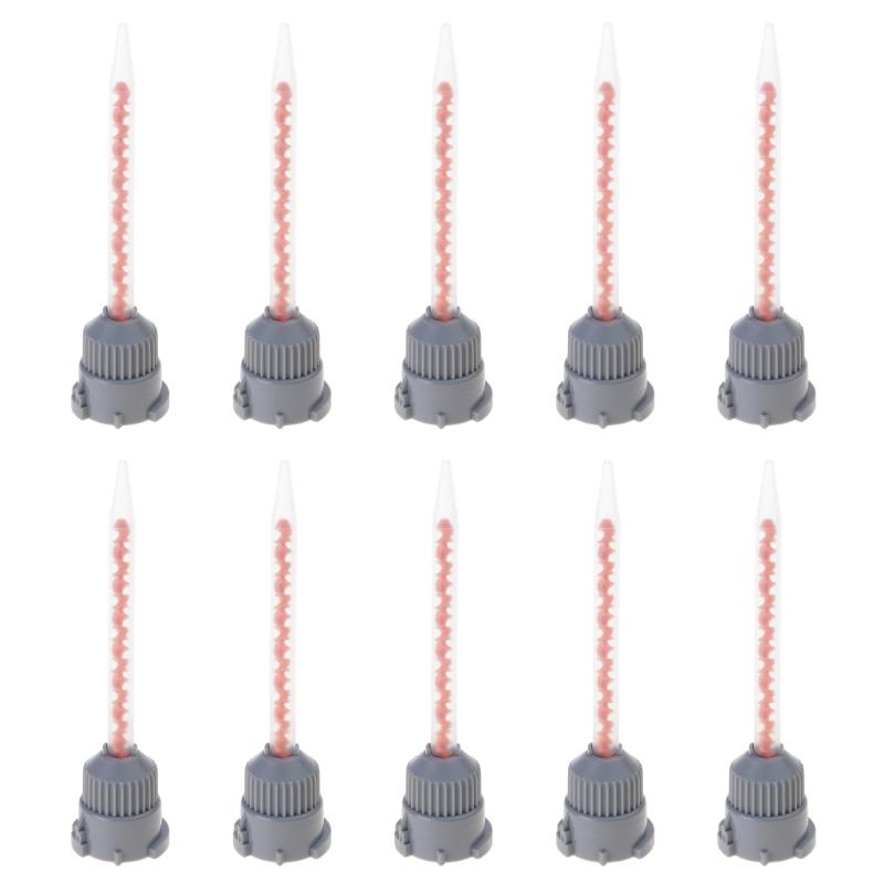 Pack of 10 Static Mixing Nozzles Epoxy Mixing Nozzles Tube for Seamless AB Glues Application In Various Adhesive Tasks