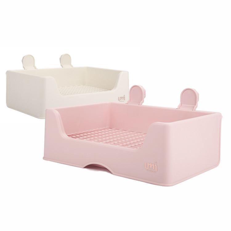 Umi kattedo: Stor/Middels, Tre-Regn Design, Ekstra Stor, Tippsikker, Urinkontroll Kanintoalett med Sprutbeskyttelse.