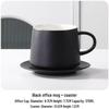 Exquisite High-End Ceramic Coffee Cup & Saucer Set for Home or Office - Light Luxury Mug for Afternoon Tea