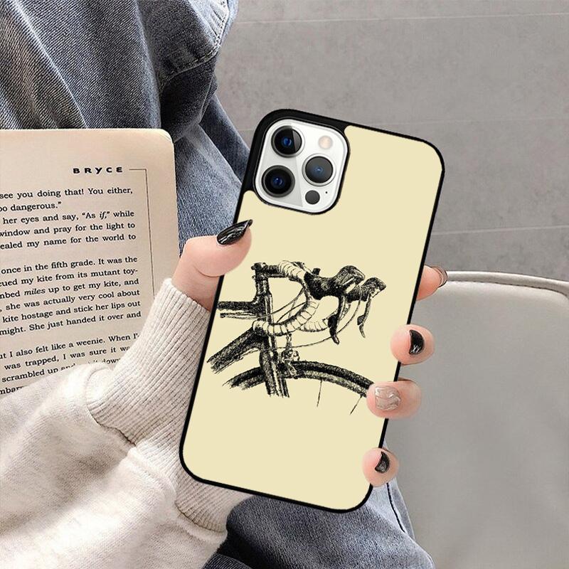 Bike Cycling Phone Case For iPhone 17 Air 16 15 14 plus 11 12 13 Pro  Max coque Cover Shell